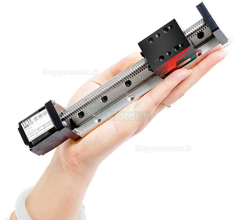 Rail de guidage linéaire actionneur linéaire FSL30 50-300mm avec moteur pas à pas Nema 14