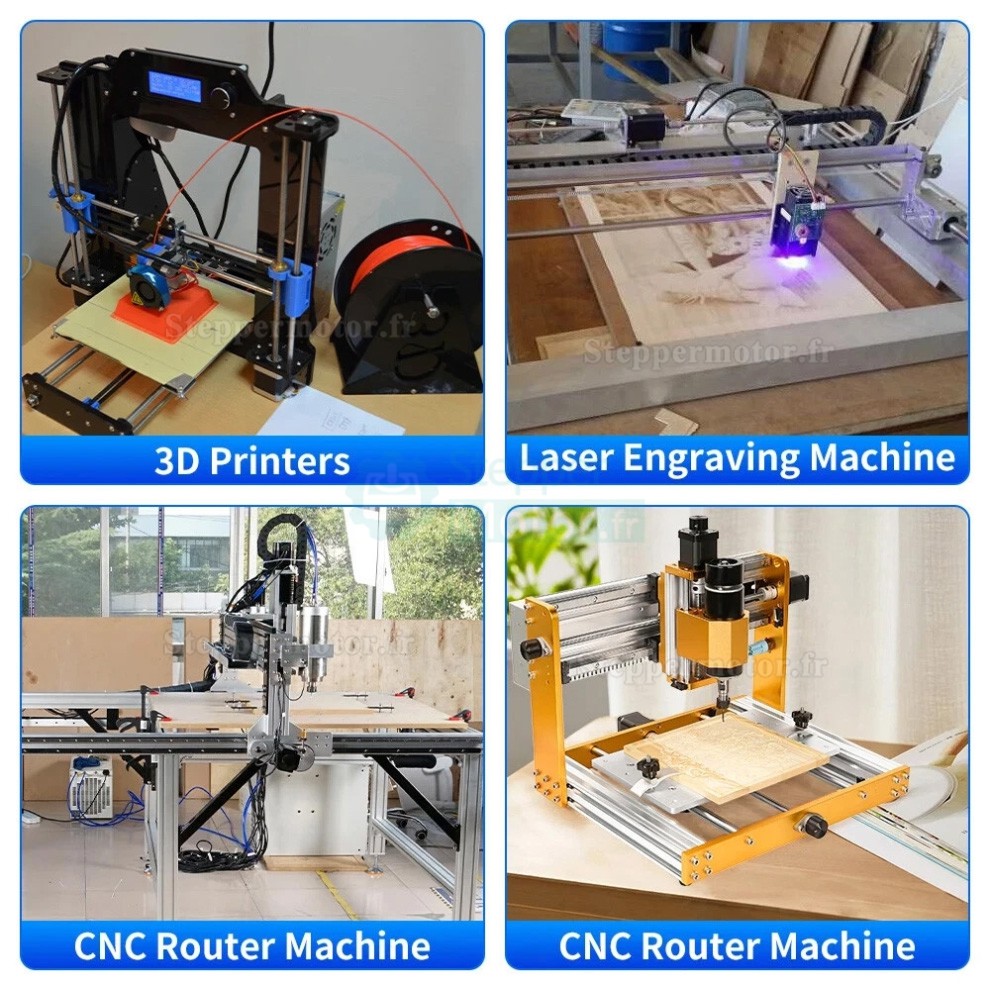 Table coulissante lin&eacute;aire CNC &eacute;lectrique OSP001600 avec rail de roulement lin&eacute;aire et moteur pas &agrave; pas