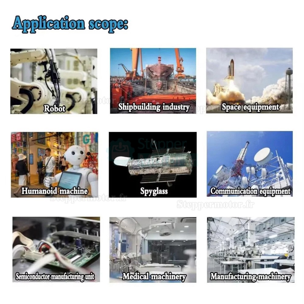 R&eacute;ducteur harmonique s&eacute;rie FA, rapports de r&eacute;duction 30:1/50:1/80:1/100:1/120:1 pour servomoteurs