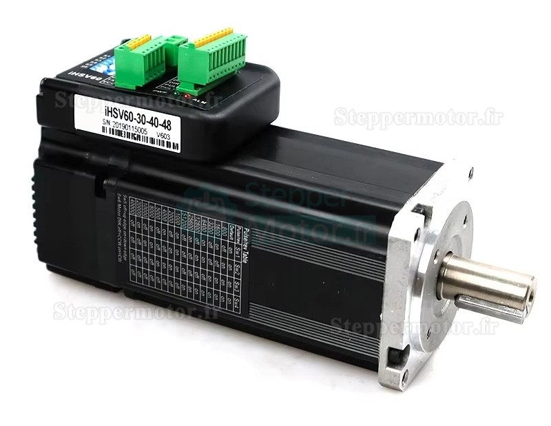 Servomoteur CA intégré Nem23 JMC iHSV60-30-40-48 400W 48V 1,27N.m 3000tr/min 60 x 60 mm
