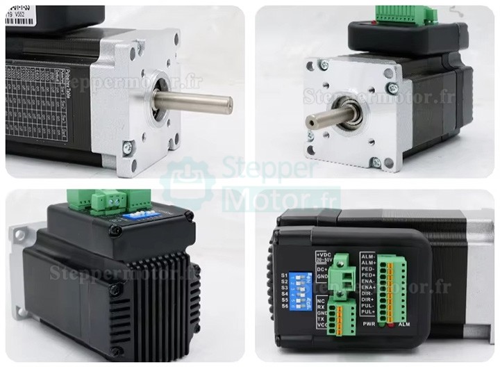 Servomoteur CA intégré Nema 34 JMC iHSV86-30-44-48 440W 48V 1,4N.m 3000tr/min