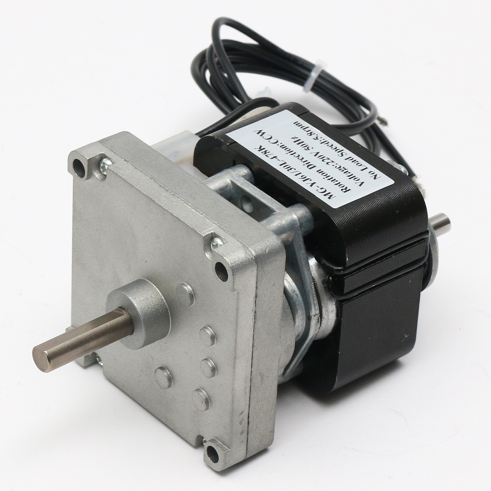 Motoréducteur à pôles ombragés MG-YJ61 monophasé AC 110/220 V avec réducteur à arbre parallèle 13:1 à 718:1 Motoréducteur à pôles ombragés MG-YJ61 monophasé AC 110/220 V avec réducteur à arbre parallèle 13:1 à 718:1