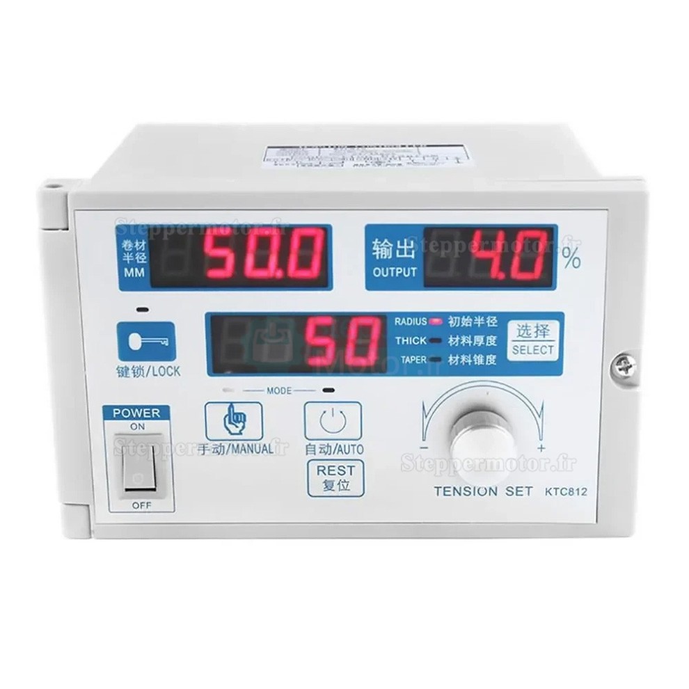 Kit de frein à particules magnétiques à arbre creux série FZ-K avec contrôleur de tension automatique KC-812 (avec capteur à effet Hall) Kit de frein à particules magnétiques à arbre creux série FZ-K avec contrôleur de tension automatique KC-812 (avec capteur à effet Hall)