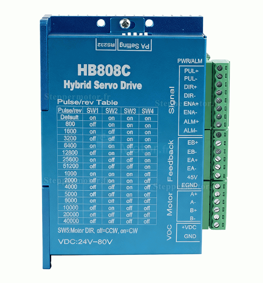 Kit de table coulissante CNC &agrave; vis &agrave; billes &eacute;tanche et enti&egrave;rement ferm&eacute; OSP001614 avec moteur pas &agrave; pas NEMA 23 et driver HB8080C