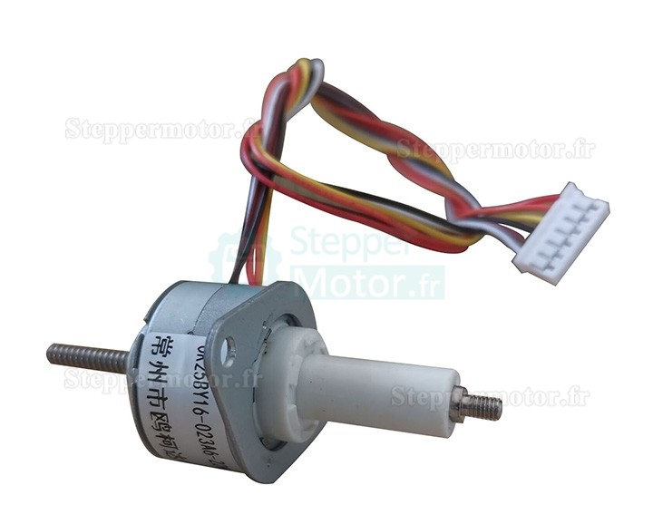 Moteur pas à pas linéaire à aimant permanent Oukeda OK25BY16-023A6-22N 15 degrés 0,23 A