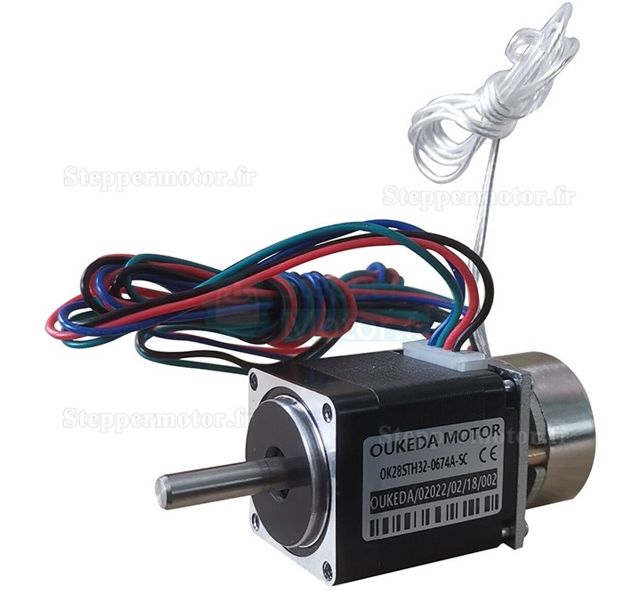 Moteur pas à pas NEMA 17 Oukeda 17HS4401 1,8° 45Ncm biphasé pour imprimante 3D et robotique
