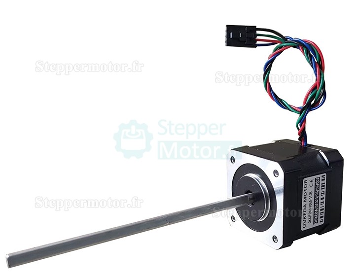 Moteur pas à pas linéaire non-captive acme Nema 17 Oukeda OK42FD40104A-110B 1,8 degrés 49Ncm Vis mère 110 mm