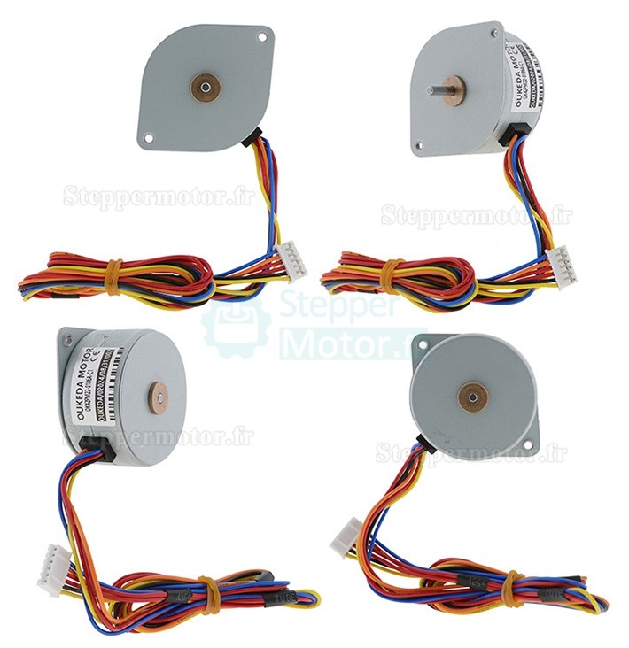 Moteur pas à pas à aimant permanent(PM) Oukeda PM42 OK42PM22-0186A-C1 7,5 degrés 4,90 Ncm 12 V 6 fils