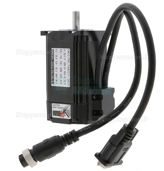 Moteur pas à pas en boucle fermée NEMA 23 Oukeda OK57DL76EC1-2C1 1,8° 2,0 Nm