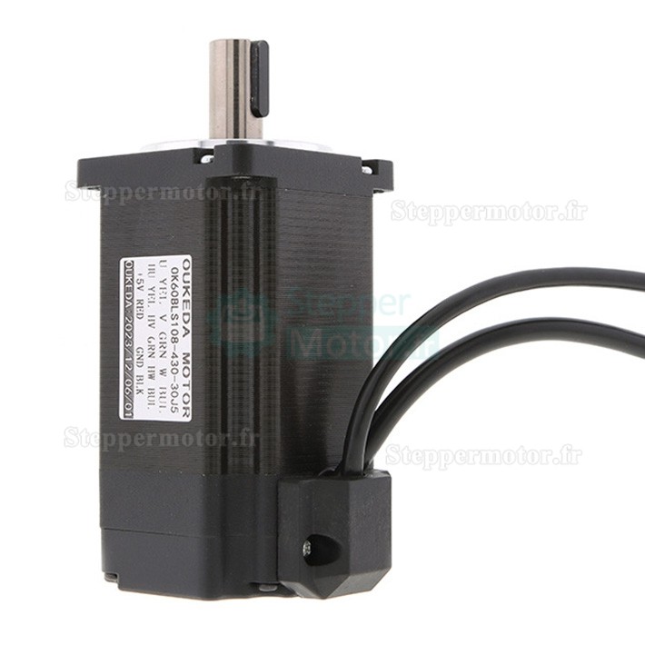 300W/400W 24V/48V Moteur CC sans balais nema 24 OK60BLS108 95,55 Ncm/127 Ncm 3000 tr/min triphasé