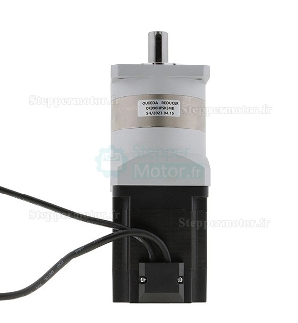 Oukeda motoréducteur planétaire NEMA 34 OK86BLS105-430A-SPL5G 48V 3000tr/min avec réducteur planétaire Rapport 5:1/10:1/20:1/50:1