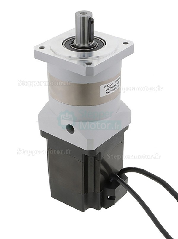Oukeda motoréducteur planétaire NEMA 34 OK86BLS105-430A-SPL5G 48V 3000tr/min avec réducteur planétaire Rapport 5:1/10:1/20:1/50:1
