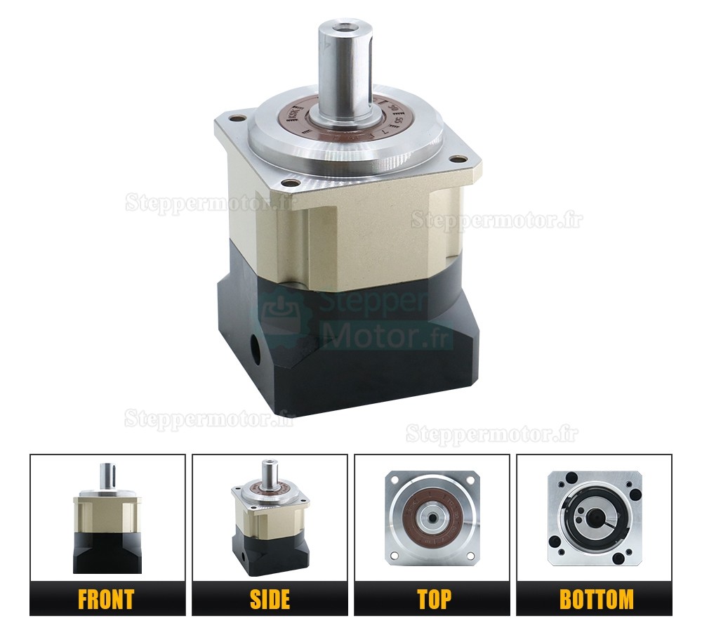 Réducteur planétaire hélicoïdal série PGH090 arbre d'entrée de 19 mm pour moteur pas à pas Nema 34/servomoteur 80-90mm