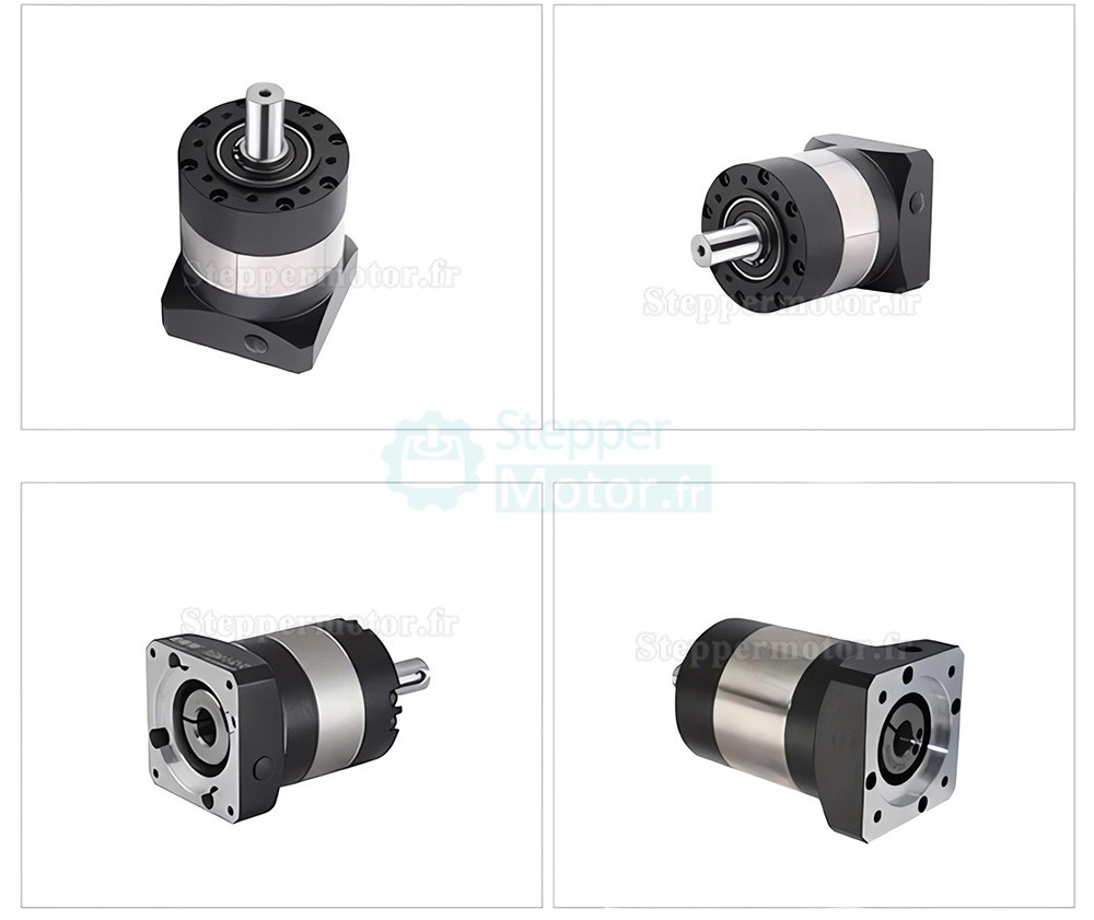 R&eacute;ducteur plan&eacute;taire PLE042 s&eacute;rie rapport 4:1 &agrave; 100:1 pour moteur pas &agrave; pas NEMA 17 / servomoteur 40 mm 50 W / 100 W