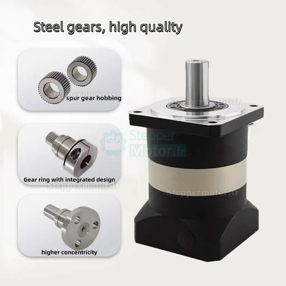R&eacute;ducteur plan&eacute;taire Nema 34 PLF090 s&eacute;rie rapport 3:1 &agrave; 100:1 pour moteur pas &agrave; pas NEAM34, servomoteur 80 mm 750 W