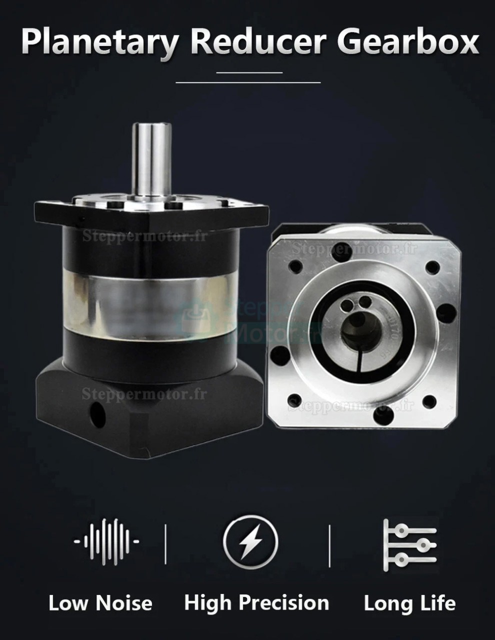 R&eacute;ducteur plan&eacute;taire Nema 34 PLF090 s&eacute;rie rapport 3:1 &agrave; 100:1 pour moteur pas &agrave; pas NEAM34, servomoteur 80 mm 750 W