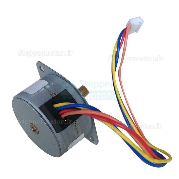 Moteur pas à pas à aimant permanent(PM) Oukeda OSP001469 7,5 degrés 2,45 Ncm 12 V biphasé Φ 35 mm pour imprimante