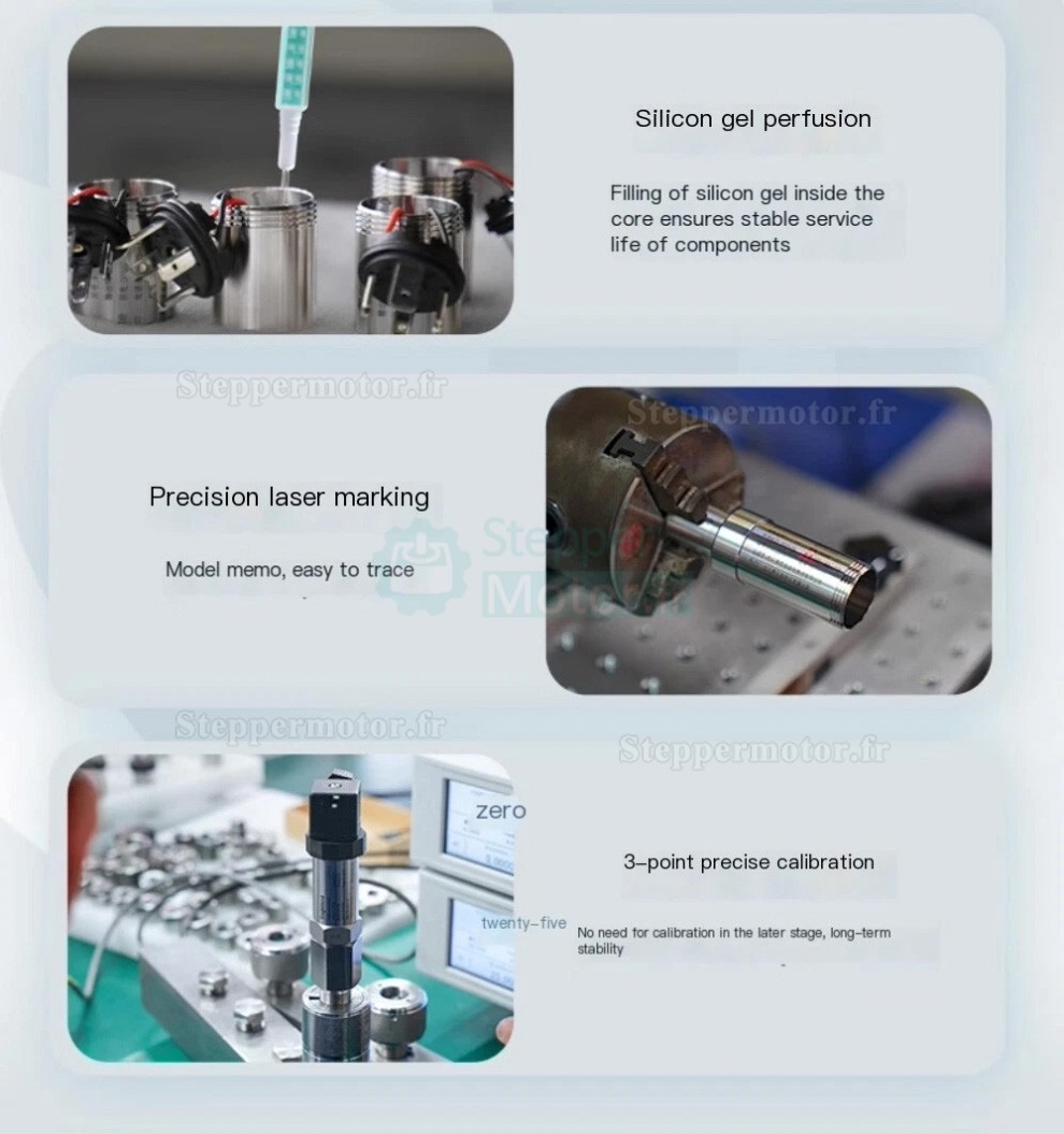 Capteur de pression hydraulique industriel PT-719, transmetteur de pression 0-10 V 4-20 mA IP65