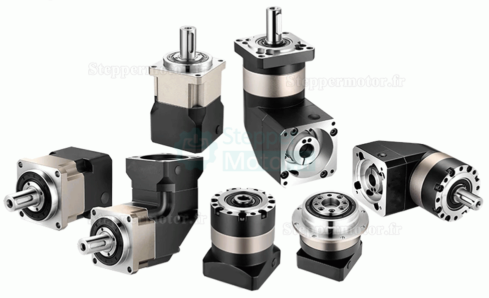 Réducteur planétaire hélicoïdal série PW060, arbre d'entrée 6,35/8/9,525/11/14 mm pour moteur pas à pas Nema23/Sveromoteur Nema 24