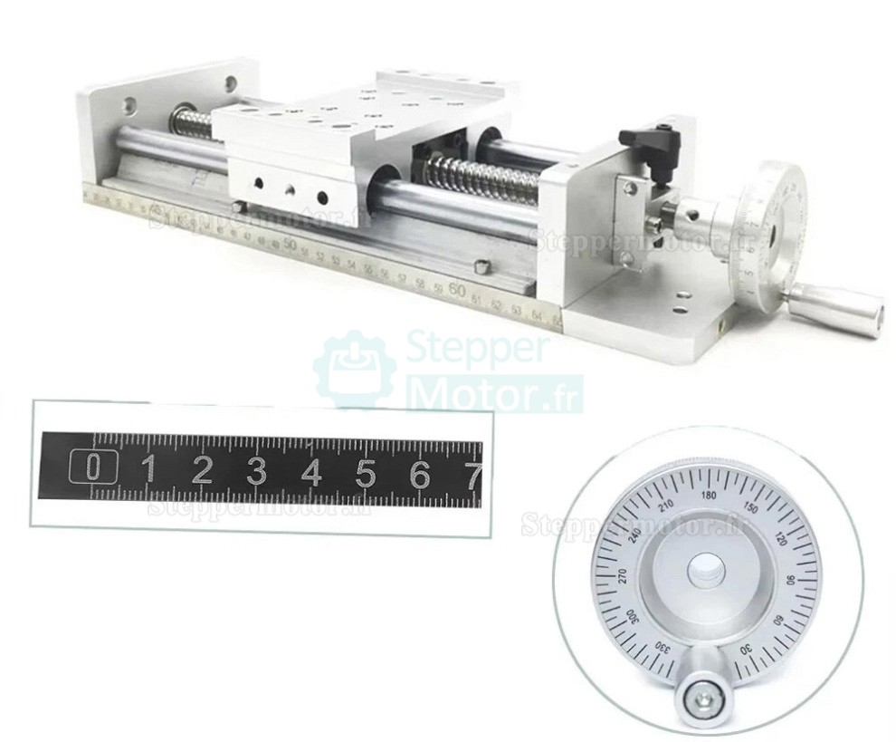 Unit&eacute;s lin&eacute;aires manuelle OSP001615, guide de mouvement lin&eacute;aire &agrave; vis &agrave; billes robuste SBR