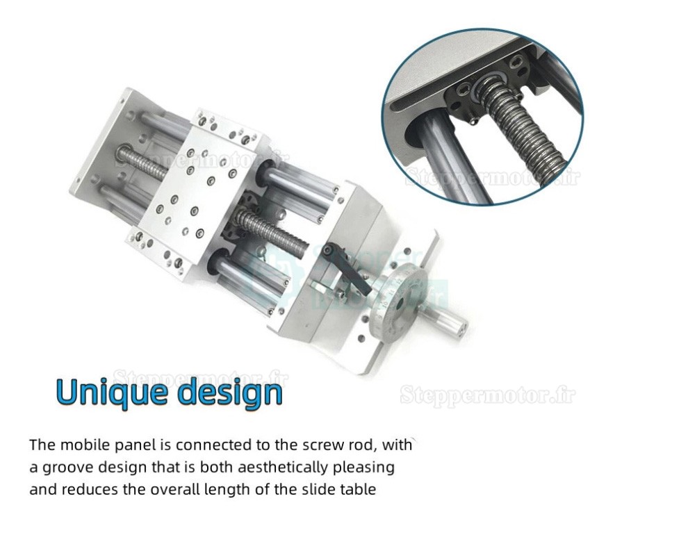 Unit&eacute;s lin&eacute;aires manuelle OSP001615, guide de mouvement lin&eacute;aire &agrave; vis &agrave; billes robuste SBR