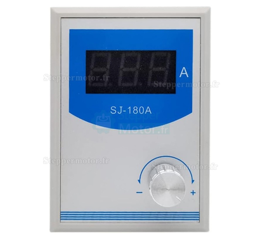 Contr&ocirc;leur de tension magn&eacute;tique manuel SJ-180A 24V 0-4A pour frein/embrayage &agrave; particules magn&eacute;tiques