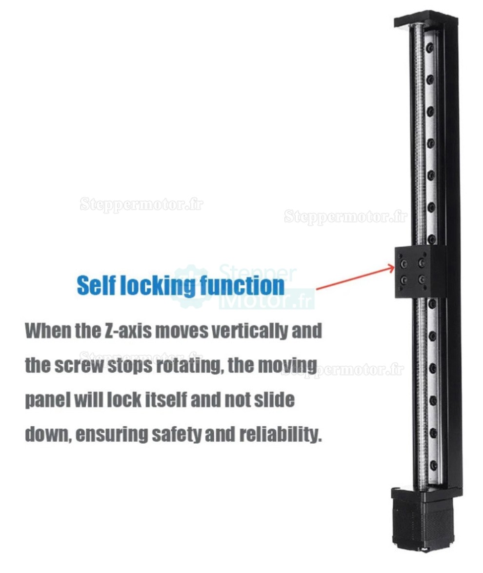 Mini-plateau lin&eacute;aire motoris&eacute; OSP001602, table coulissante CNC avec moteur pas &agrave; pas Neme 11 et kit de driver TB6600