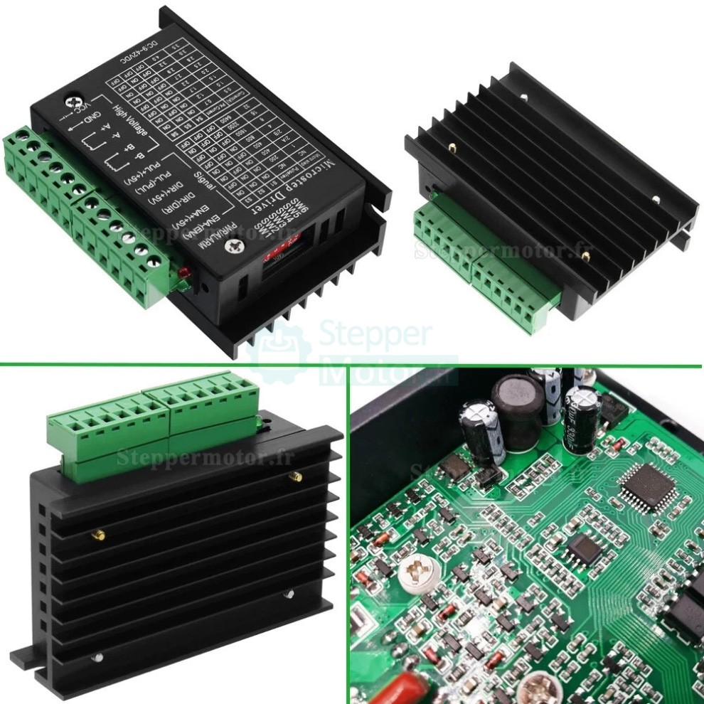 Mini-plateau lin&eacute;aire motoris&eacute; OSP001602, table coulissante CNC avec moteur pas &agrave; pas Neme 11 et kit de driver TB6600