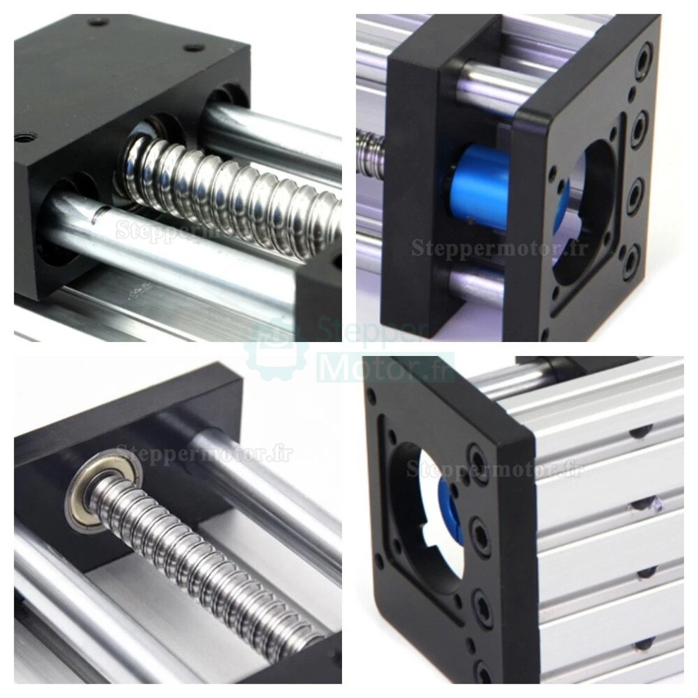 Table de translation lin&eacute;aire motoris&eacute;e CNC OSP001604 avec moteur pas &agrave; pas NEMA23 57 mm et module de mouvement 1605