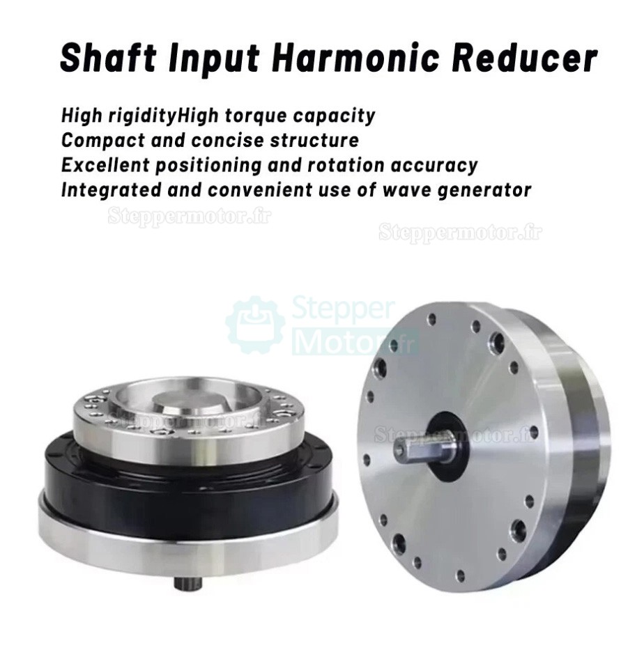 Réducteur harmonique série ZXJ, Rapport 30:1/50:1/80:1/100:1/120:1/160:1, contrecoup 30 arcsec Réducteur harmonique série ZXJ, Rapport 30:1/50:1/80:1/100:1/120:1/160:1, contrecoup 30 arcsec