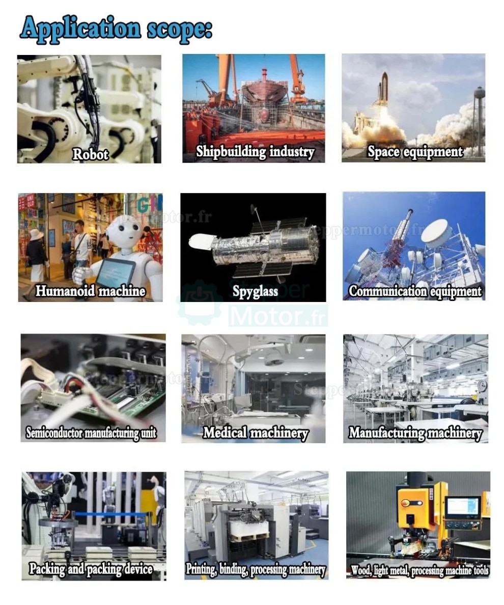 Réducteur harmonique série ZXJ, Rapport 30:1/50:1/80:1/100:1/120:1/160:1, contrecoup 30 arcsec Réducteur harmonique série ZXJ, Rapport 30:1/50:1/80:1/100:1/120:1/160:1, contrecoup 30 arcsec